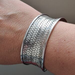 Karen Hill Tribe Fine Silver 999 Woven Bracelet